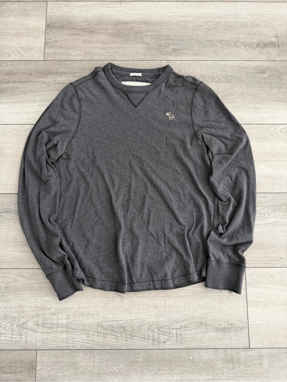 Abercrombie & Fitch Dark Gray Pullover Sweatshirt